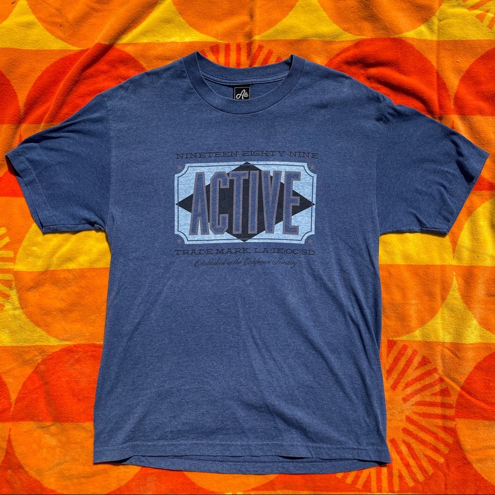 Blue Active Ride Shop T-Shirt